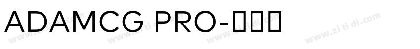 ADAMCG PRO字体转换